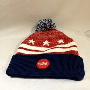 Washington Nationals Coca Cola Winter Pom Pom Knit Ski Beanie Hat MLB Baseball
